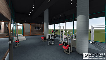 Waikiki Landmark Fitness Center - Rendering